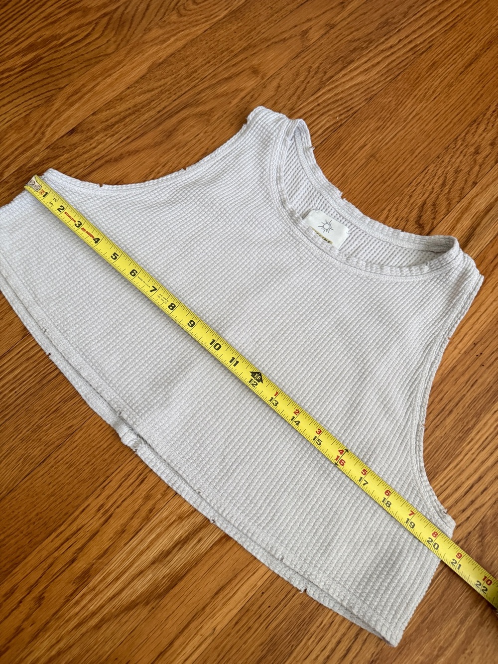 Offline by Aerie waffle crop sleeveless tank top XS - Picture 7 of 9